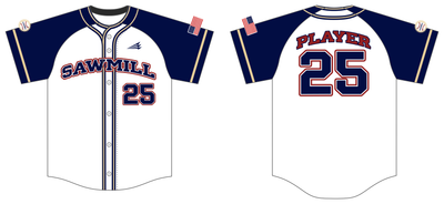 Sawmill Baseball Club Custom HexaFlex Baseball Jersey #J2B