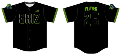 Grizzlies Custom HexaFlex Baseball Jersey #J1B