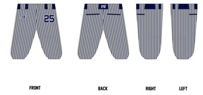 716 Patriots Custom Knicker Baseball Pant #BP18a