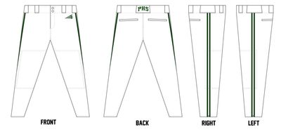 Pacifica Tritons Custom Athletic Baseball Pant #BP3BA
