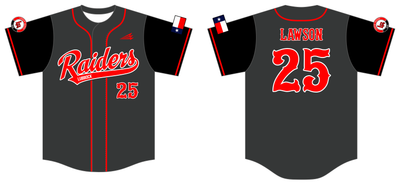 Lubbock Raiders Custom NanoDri Baseball Jersey #J51b