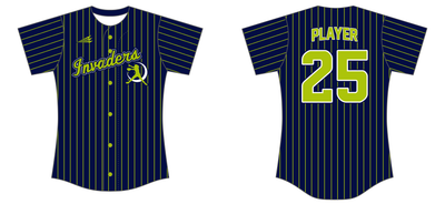 Invaders Custom HexaFlex Softball Jersey #J1B
