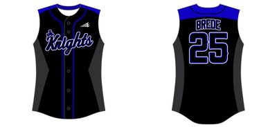 Oak Creek Jr. Knights Custom Hexaflex Baseball Jersey #J2C