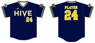 Wilmington Hive Baseball Club Custom HexaFlex Baseball Jersey #J4B