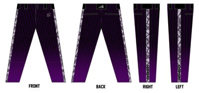 Midwest Mambas Custom Pro-Fit Baseball Pants #BP3D