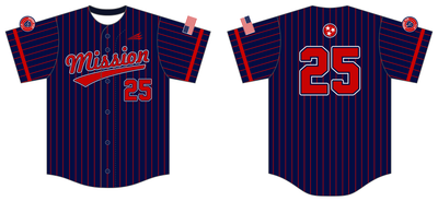 Mission Baseball Custom Nanodri Baseball Jersey #J28