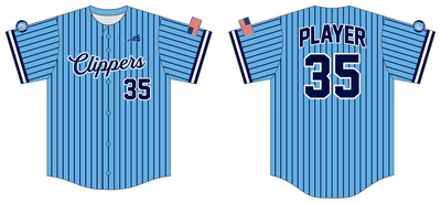 Columbia Clippers 9U Custom HexaFlex Baseball Jersey #J1D