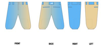 Kentucky Khaos Custom Knicker Baseball Pant #BP1B