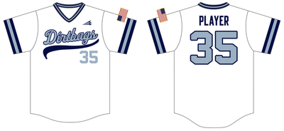 EDH Dirtbags Custom NanoDri Baseball Jersey #J5