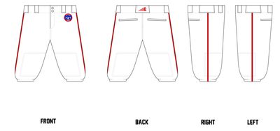 Mid-Michigan Cubs Custom Knicker Baseball Pant #BP1C