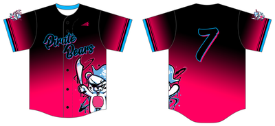 Pirate Bears Custom HexaFlex Baseball Jersey #J3
