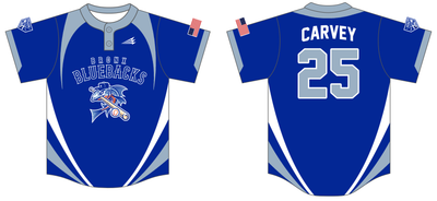 Bronx Bluebacks Custom NanoDri Baseball Jersey #J1b