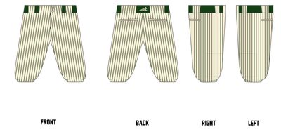 Richland County Raptors Custom Knicker Baseball Pant #BP11BK