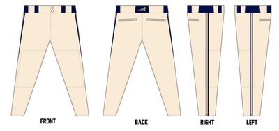 Holt Indians Custom Athletic Baseball Pant #BP2