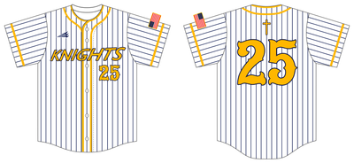 Sacred Heart Knights Custom HexaFlex Baseball Jersey #J2f