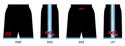 Massachusetts Blue Jays Custom Revolution Pocket Shorts #RV1B