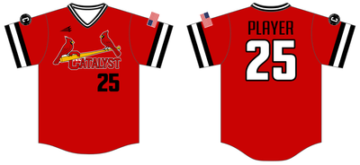 Catalyst Cardinals Custom NanoDri Baseball Jersey #J6
