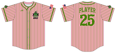 New York Green Apples Custom NanoDri Baseball Jersey #J3D