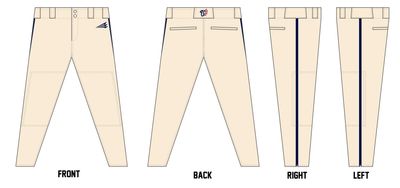 Leadoff Baseball Academy Wildcards Custom ProFIt Baseball Pant #BP6P