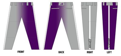 Midwest Mambas Custom Athletic Cut Baseball Pants #BP6
