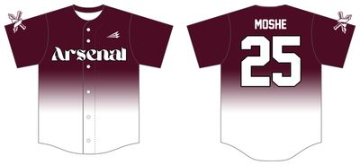 Arsenal (Name) Custom HexaFlex Baseball Jersey #J3