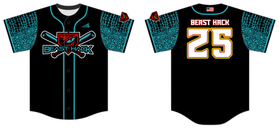 Beast Hack Custom HexaFlex Baseball Jersey #2B