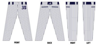 Gators Baseball Custom Long Relaxed Baseball Pant #BP2B