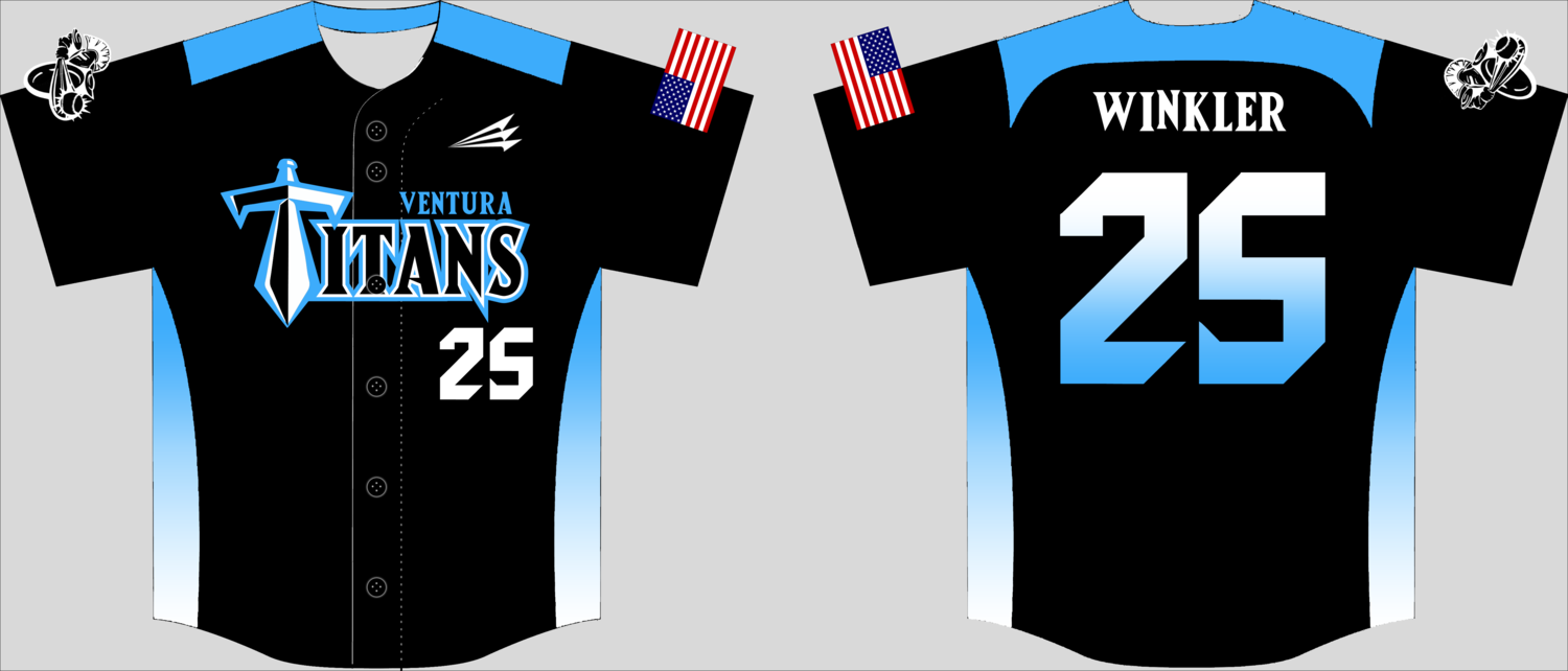Ventura Titans Custom Nanodri Baseball Jersey #3B