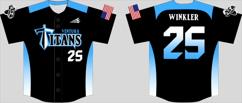 Ventura Titans Custom Nanodri Baseball Jersey #3B