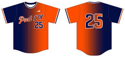 Post 174 Custom NanoDri Baseball Jersey #J3