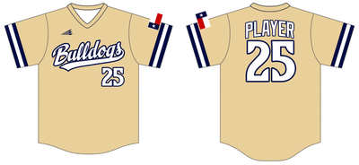 Texas Bulldogs Custom NanoDri Baseball Jersey #J3E