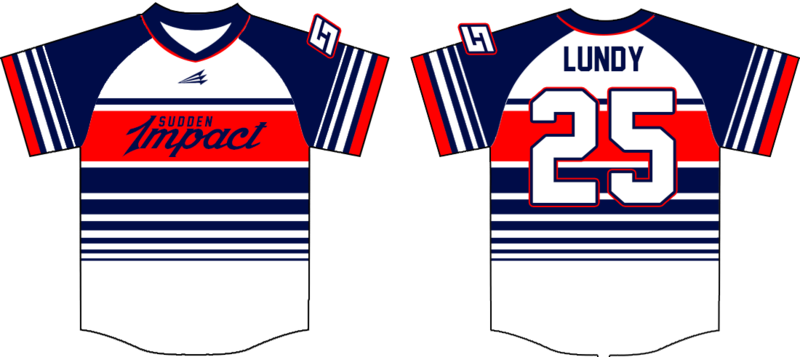 Sudden Impact Custom HexaFlex Baseball Jersey #2b