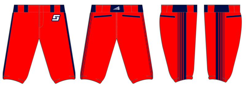 Sudden Impact Baseball Custom Stacheman Elite Knicker Pants #BP2