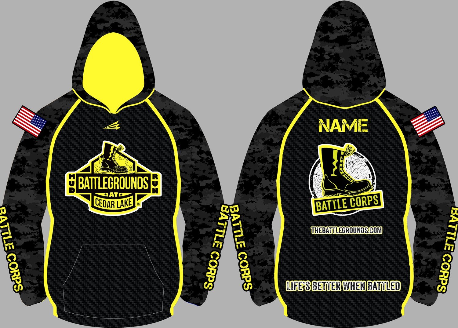 Battle Corps OCR Custom Vulcan Hoodies #VH2