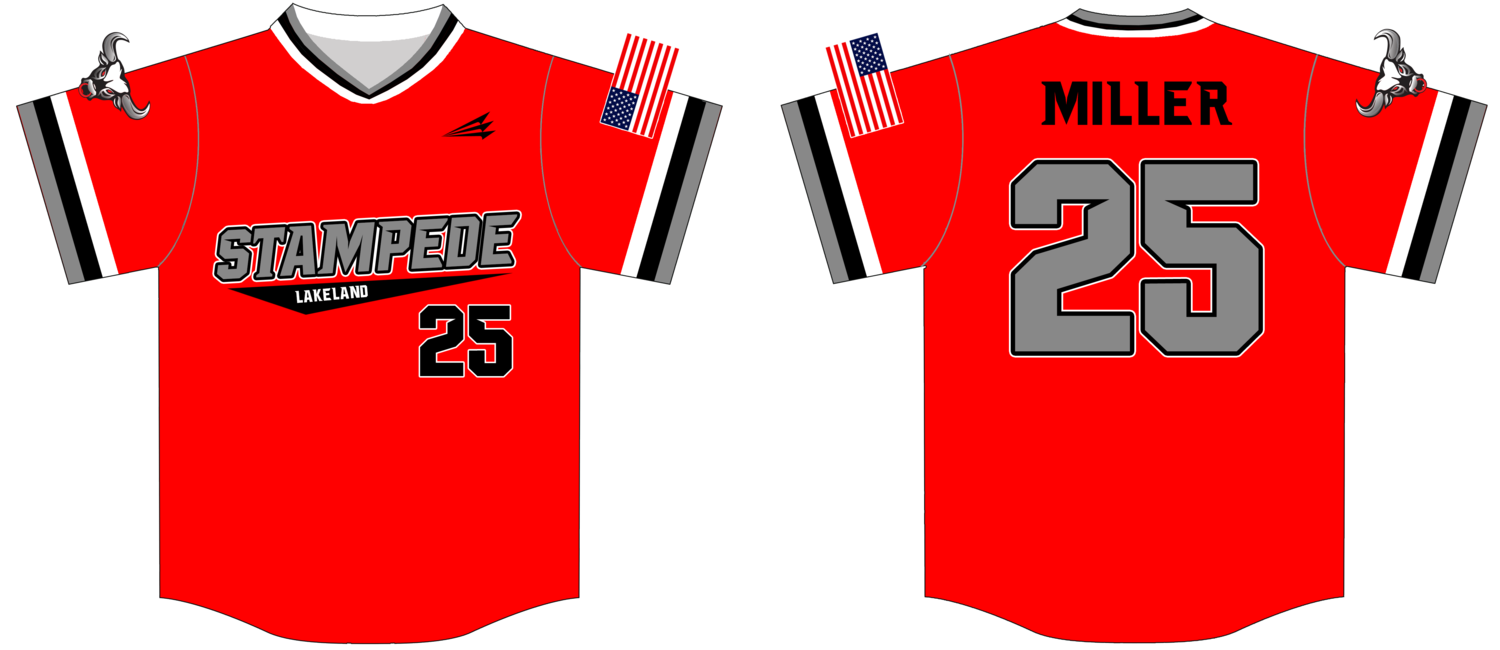 LAKELAND STAMPEDE Custom HexaFlex Baseball Jersey #1D