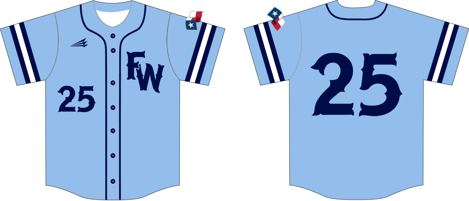 Fort Worth Titans Custom HexaFlex Baseball Jersey #2
