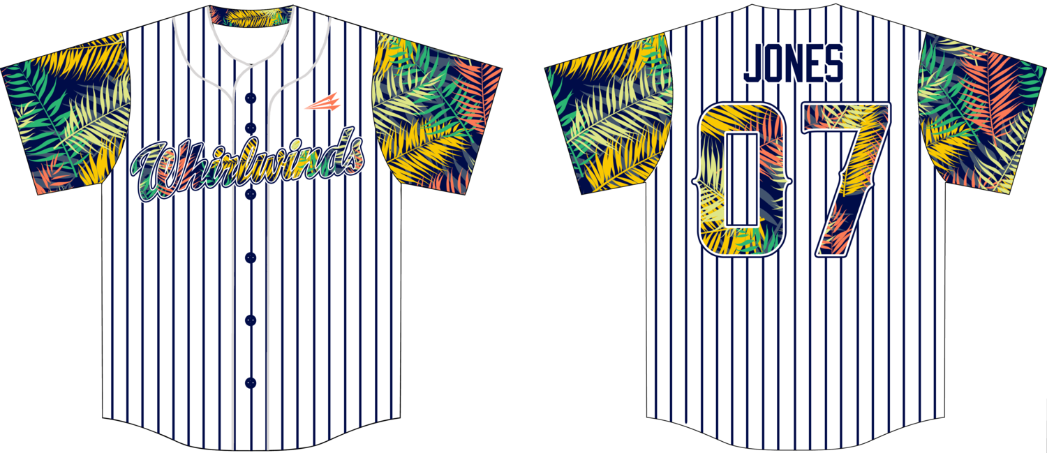 Timmonsville Whirlwinds Custom HexaFlex Baseball Jersey #6