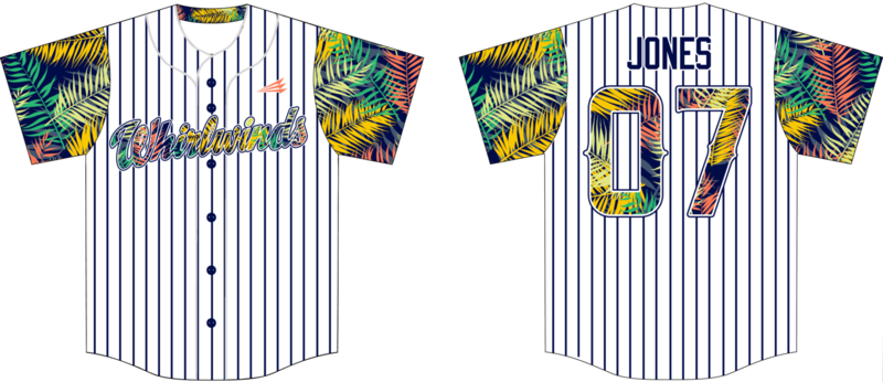 Timmonsville Whirlwinds Custom HexaFlex Baseball Jersey #6