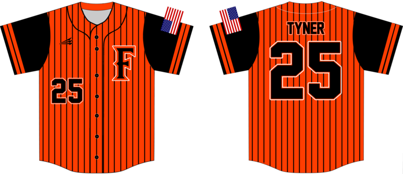 Prattvegas Fire Storm Custom HexaFlex Baseball Jersey #3