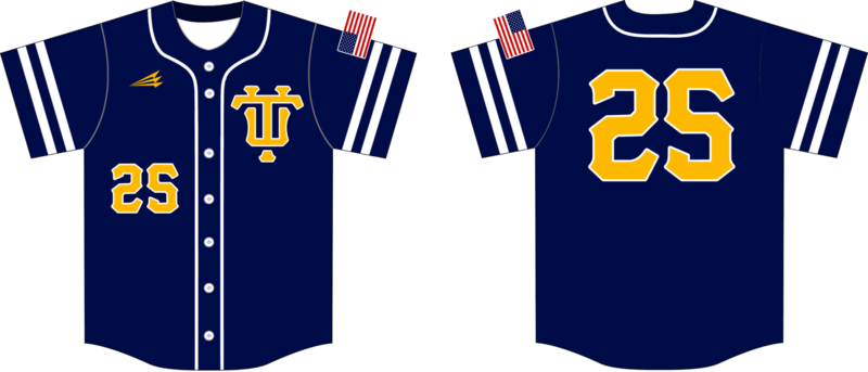 University of Toledo Baseball Club Custom Hexaflex Baseball Jersey Design #5C