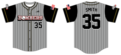 MOWIFF Bombers Custom HexaFlex Baseball Jersey #J3