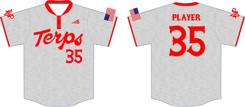 MVP Terps Custom NanoDri Custom Baseball Jersey #9B