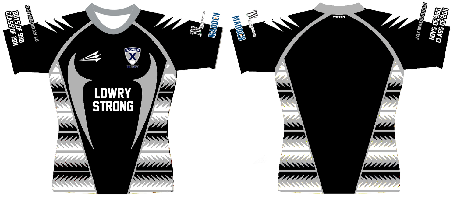 Xavier Men&#39;s Rugby Custom Pro-Premier Jersey #4d