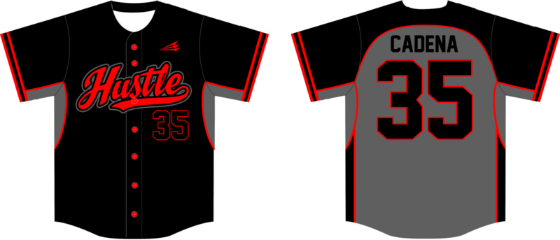 Hustle Custom HexaFlex Baseball Jersey #3