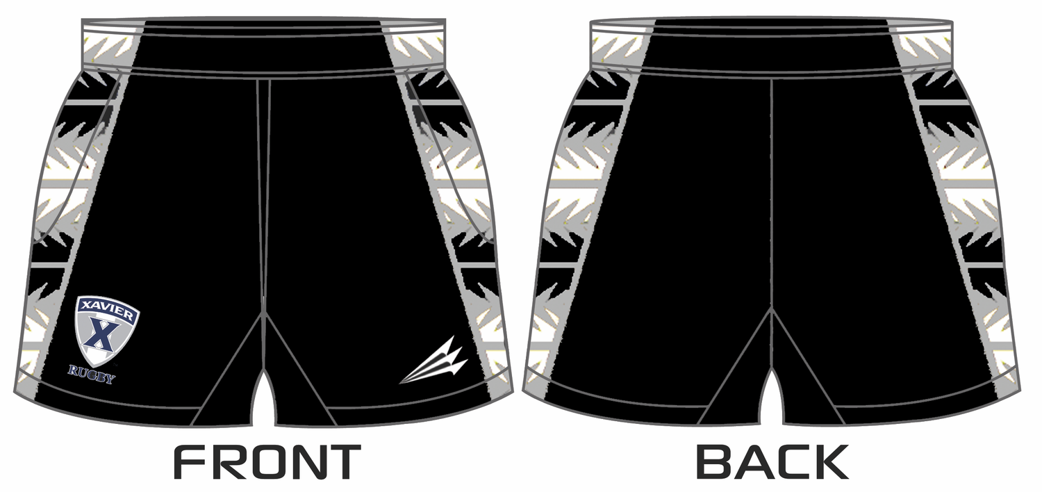 Xavier Men&#39;s Rugby Custom Shorts #RS4d