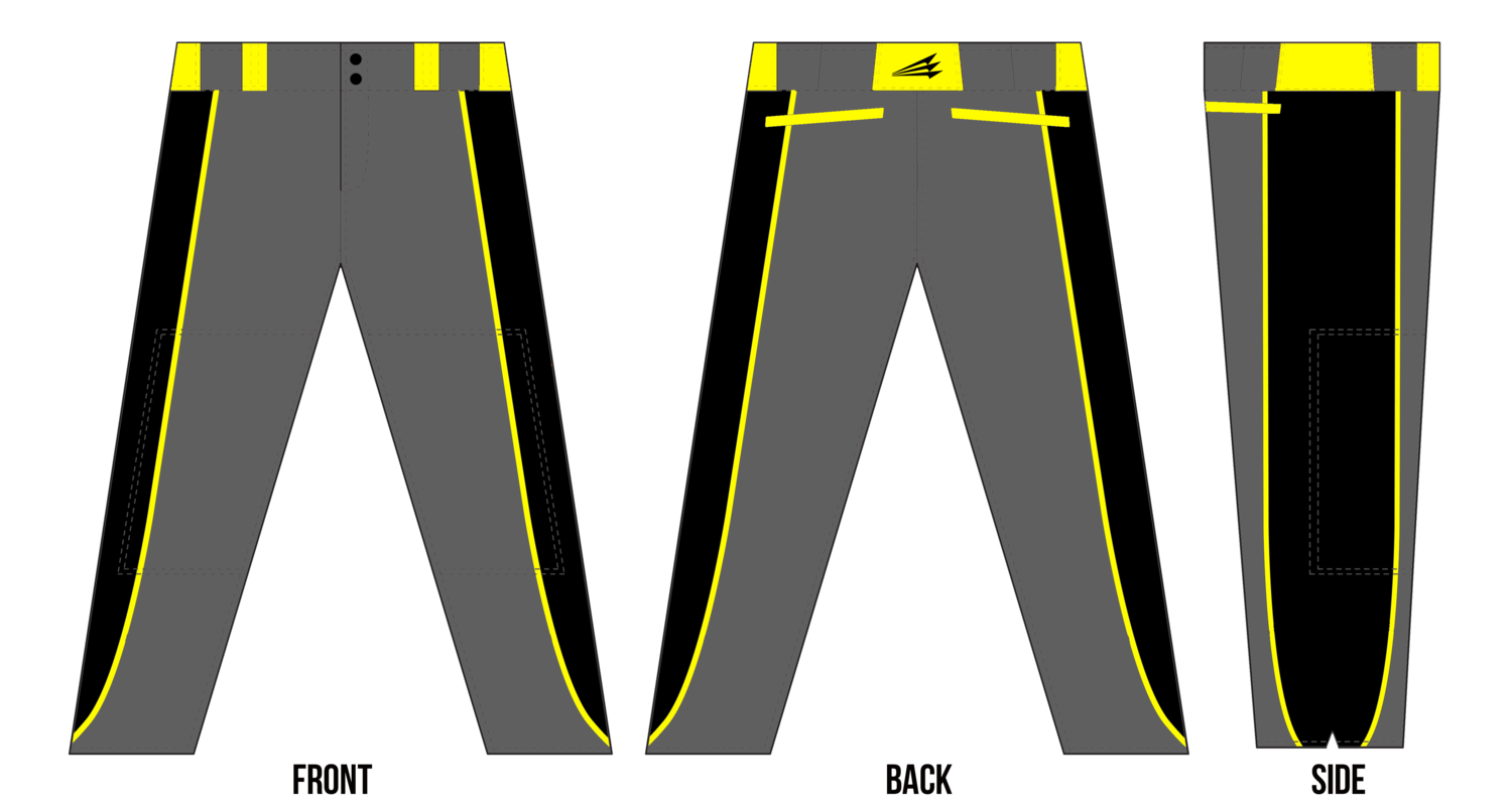 Diamond Jaxx Baseball Custom Stacheman Elite Length Baseball Pants #BP2