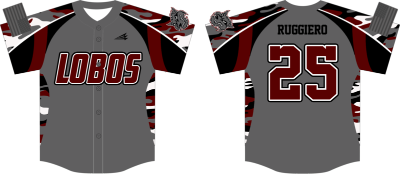 Woodcreek Lobos Custom HexaFlex Baseball Jersey #1