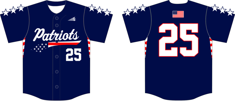 Patriots (Mendez) Custom HexaFlex Baseball Jersey #2