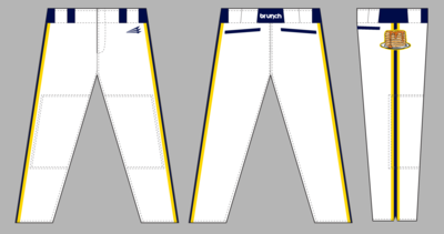 Brunch Baseball Custom Stacheman Elite Full Length Pants BP1