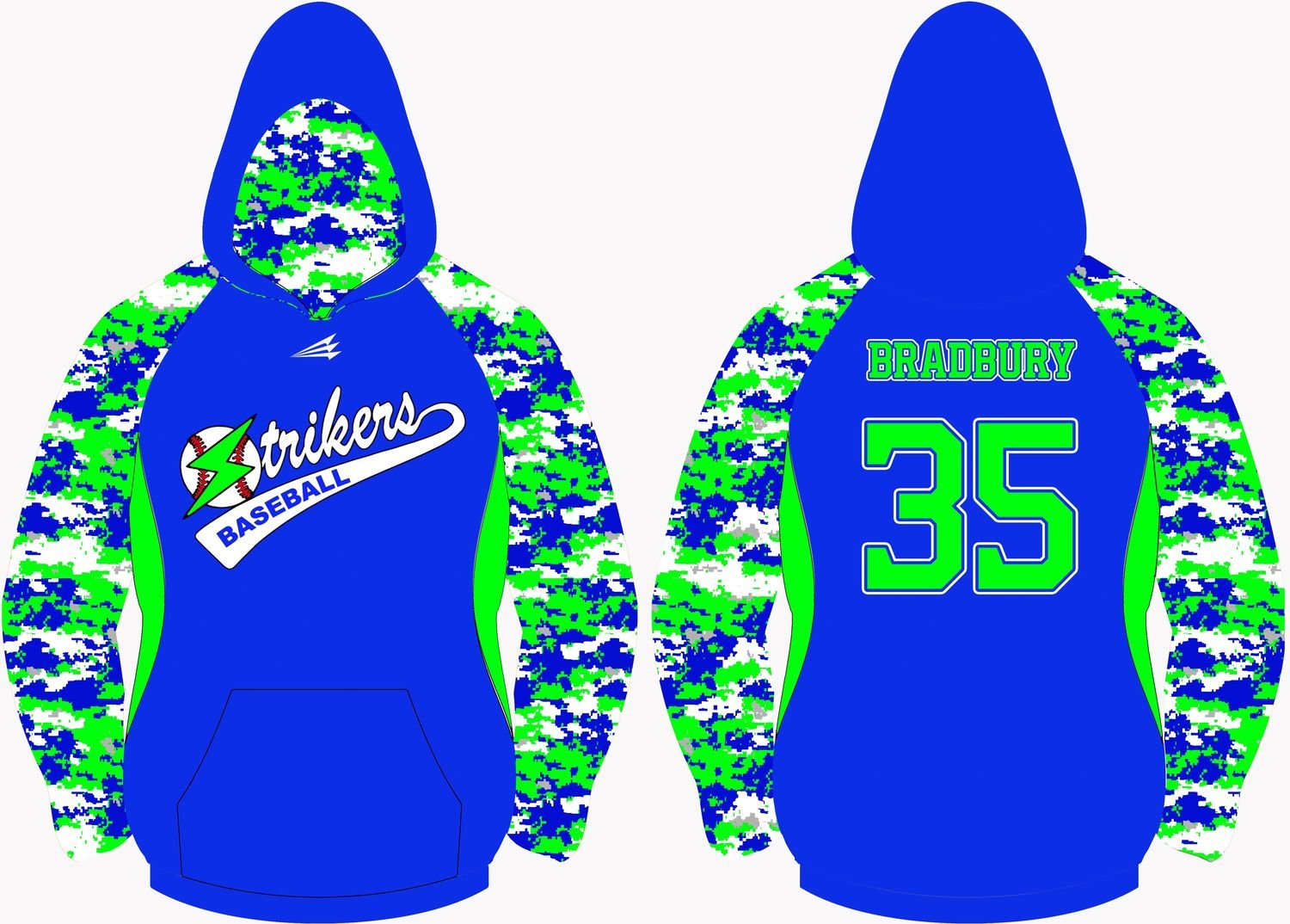 Strikers Baseball Custom Vulcan Hoodie #VH2